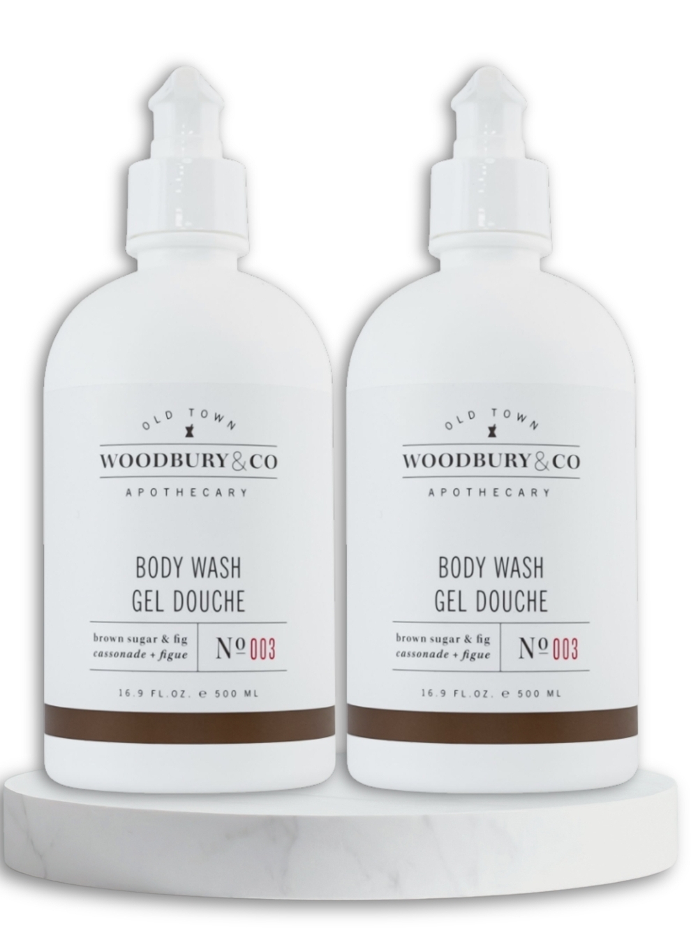 Woodbury & Co Moisturizing Body Wash Shower Gel Brown Sugar & Fig Large 16.9oz